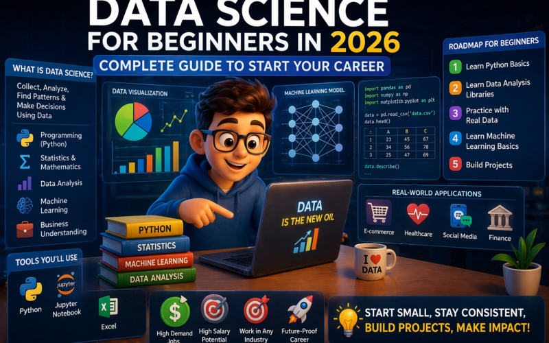 Data Science for Beginners in 2026: Complete Guide to Start Your Career