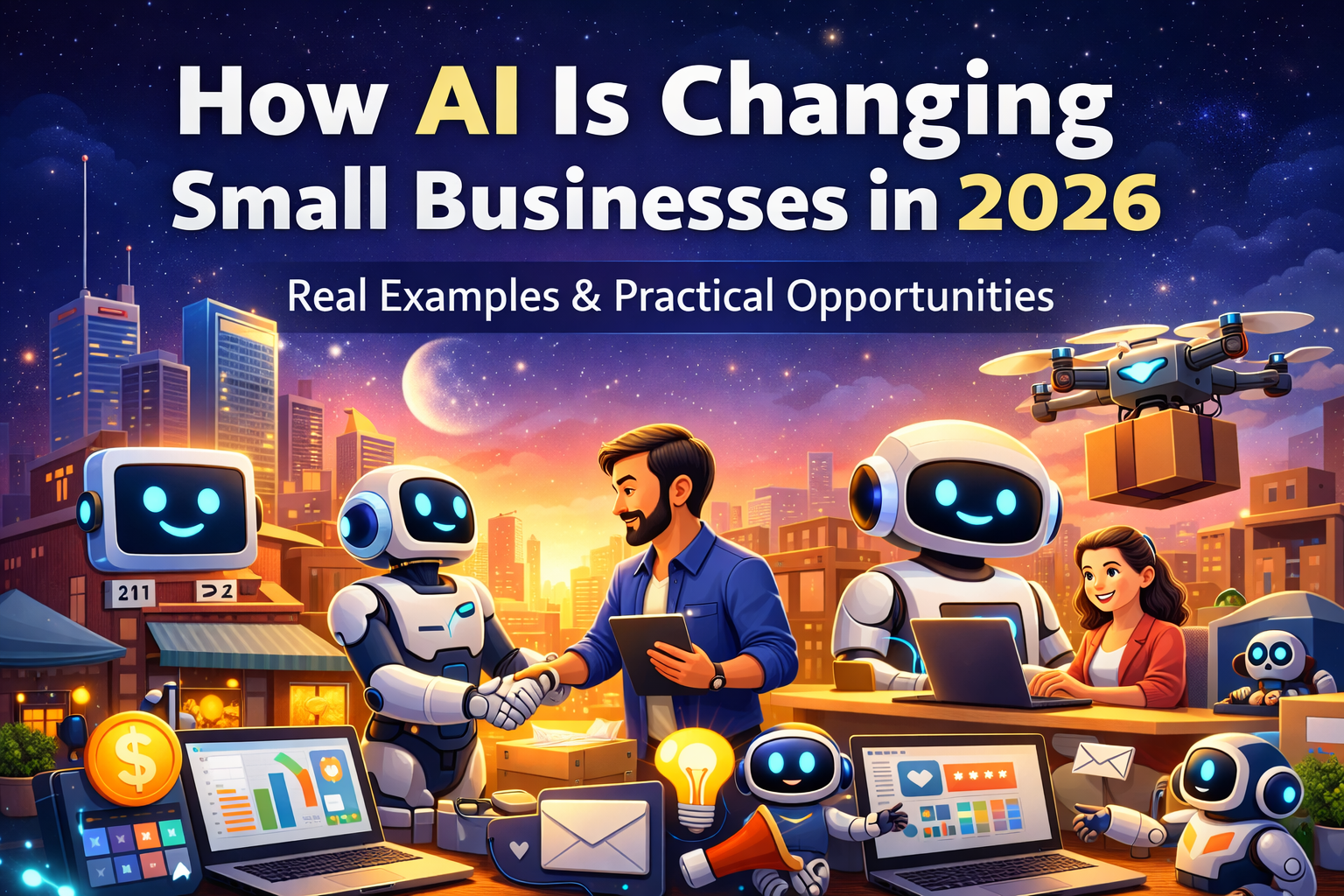 How AI Is Changing Small Businesses in 2026 (Real Examples & Practical Opportunities)