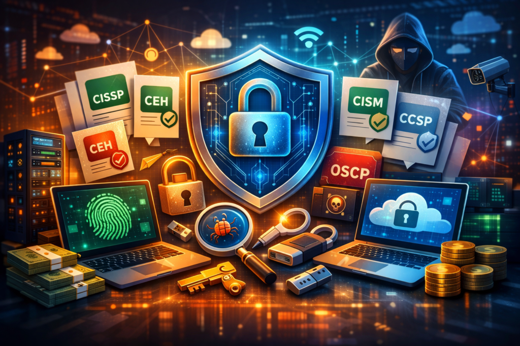 10 Best Cybersecurity Certifications for High Salary in 2026 - Vital Stack