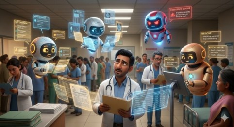 Multi-Agent AI Systems in Healthcare: Simple Human Explanation With Real Examples (2026)