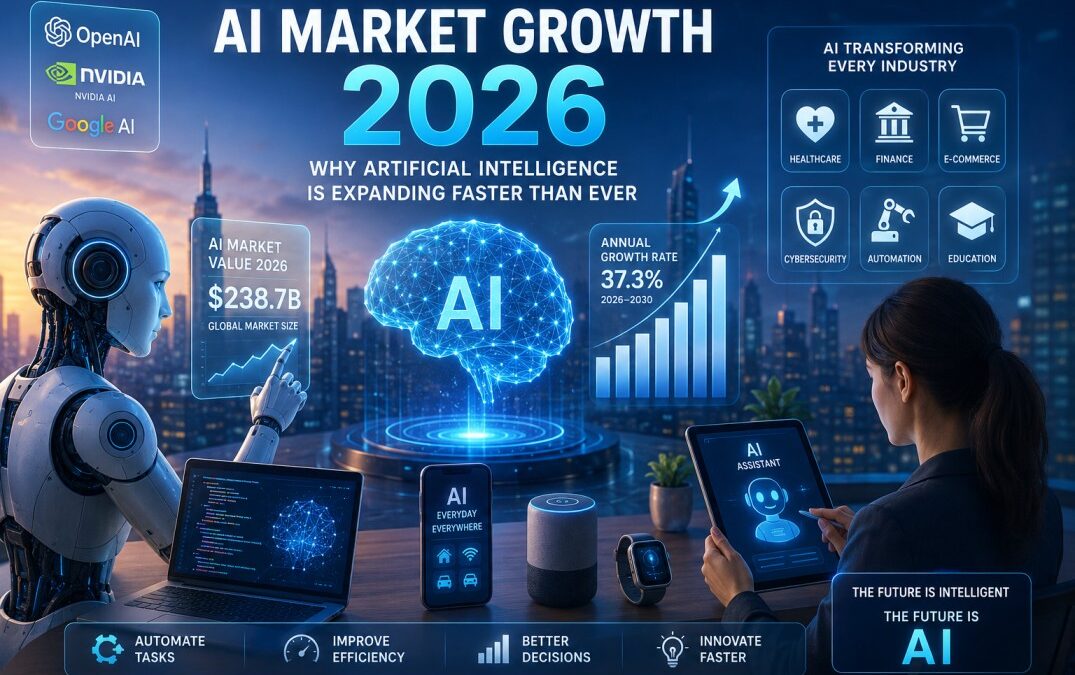 AI Market Growth Statistics 2026: Why Artificial Intelligence Is Expanding Faster Than Ever