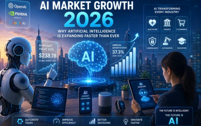 AI Market Growth Statistics 2026: Why Artificial Intelligence Is Expanding Faster Than Ever