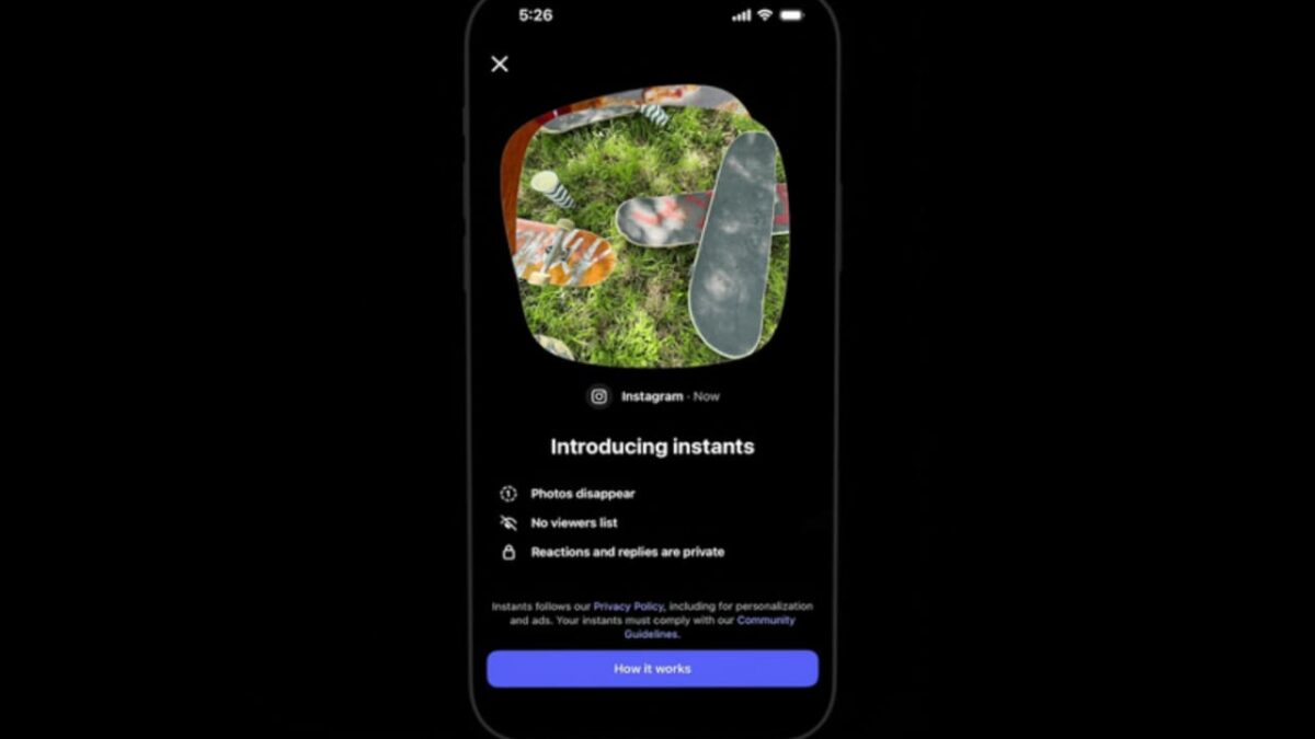 Instagram Introduces “Instants” – A New Feature Focused on Real and Unfiltered Sharing