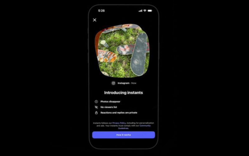 Instagram Introduces “Instants” – A New Feature Focused on Real and Unfiltered Sharing