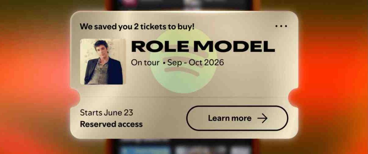 Spotify Launches Reserved Ticket Sales for Music Superfans