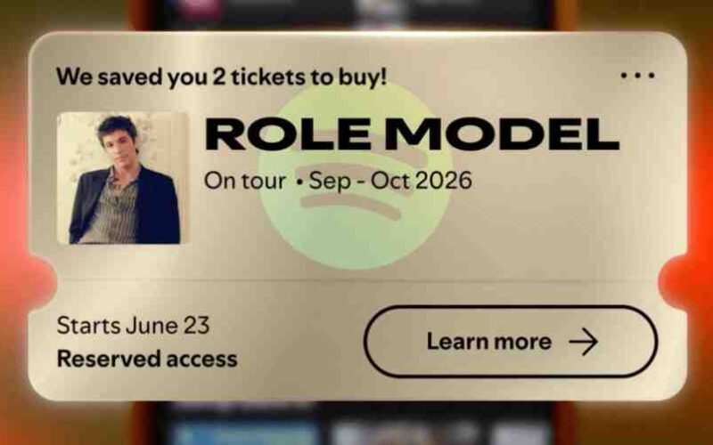 Spotify Launches Reserved Ticket Sales for Music Superfans