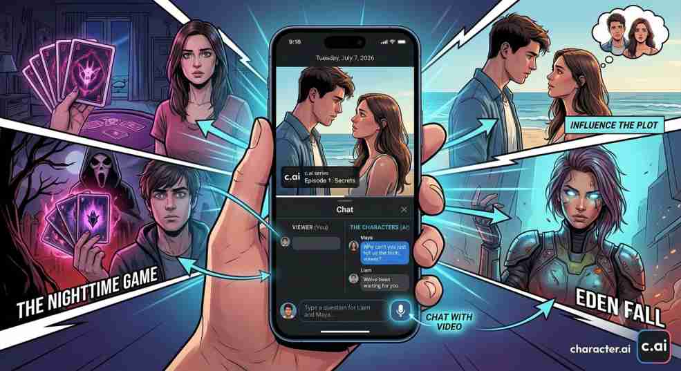 Character.AI Launches AI-Powered Microdrama Series Where Viewers Can Chat With the Characters