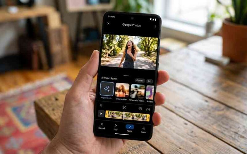 Google Photos Introduces AI Video Remix Tool for Instant Video Editing