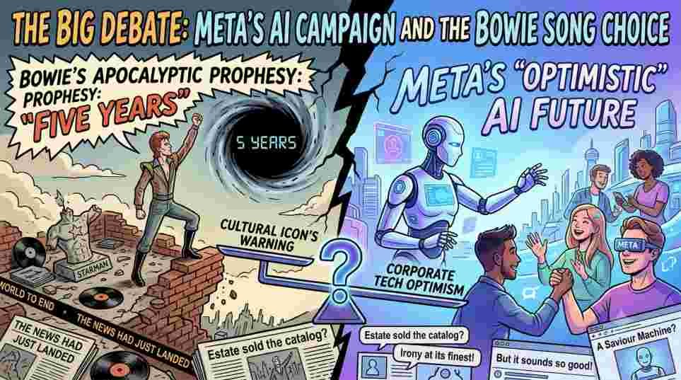 Meta’s New AI Campaign Sparks Debate Over Choice of David Bowie Song