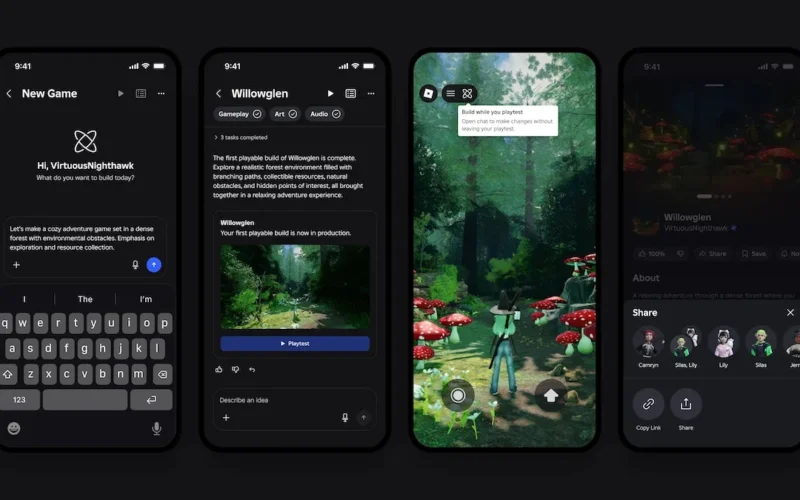Roblox Launches AI-Powered Mobile Game Creation Tool with New “Build” Feature