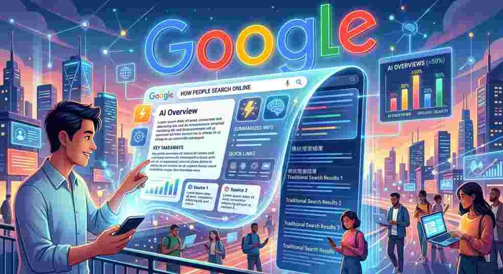 Google AI Overviews Now Appear in Nearly Half of Search Results, Changing How People Search Online