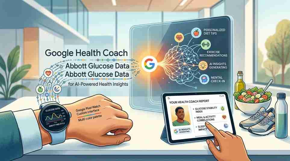 Google Health Coach to Add Abbott Glucose Data for AI-Powered Health Insights