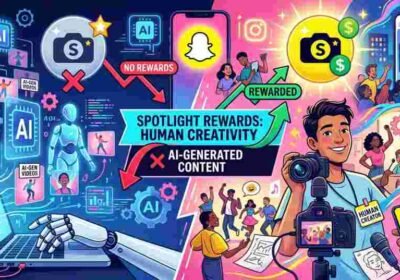 Snapchat Stops Rewarding Fully AI-Generated Spotlight Videos to Promote Original Creators